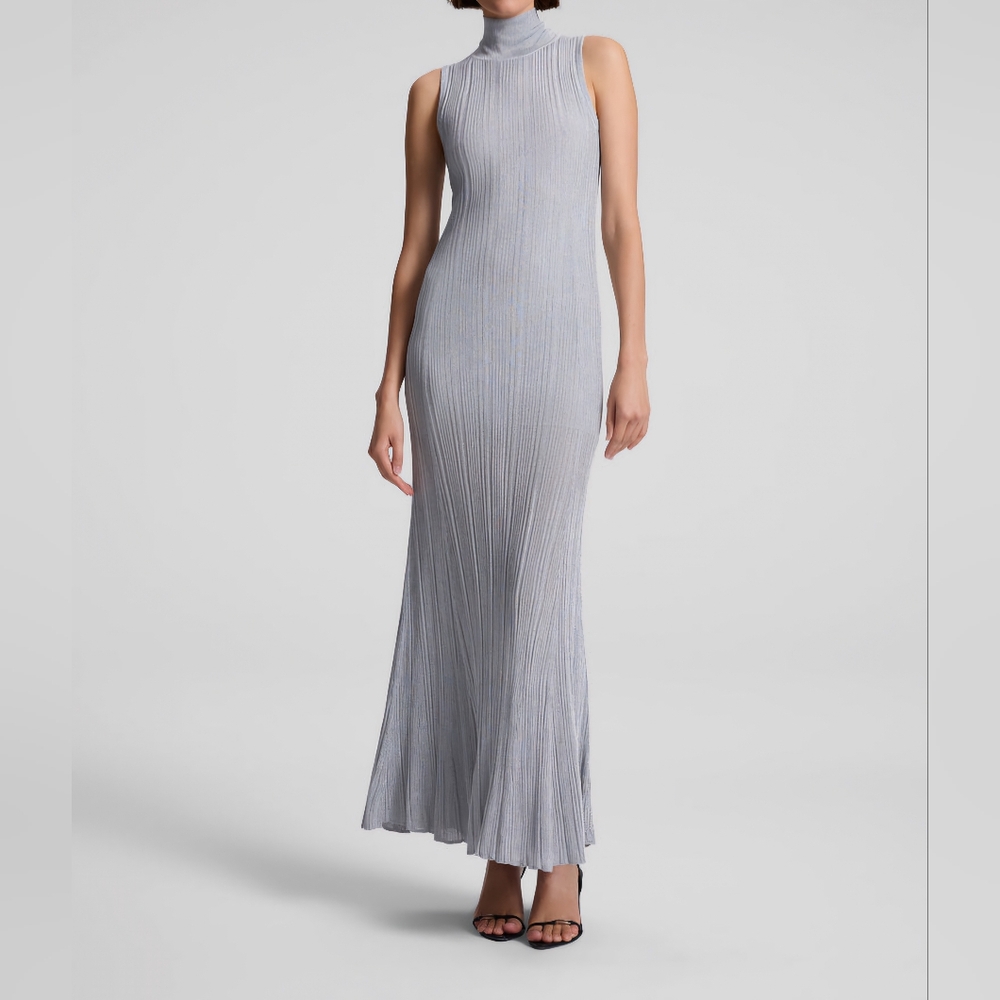 ALC Arden Metallic Knit Maxi Dress | Small